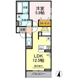 D-Residence W（D)の物件間取画像